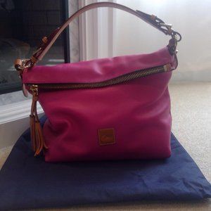 Dooney & Bourke Pink Leather Shoulder Bag